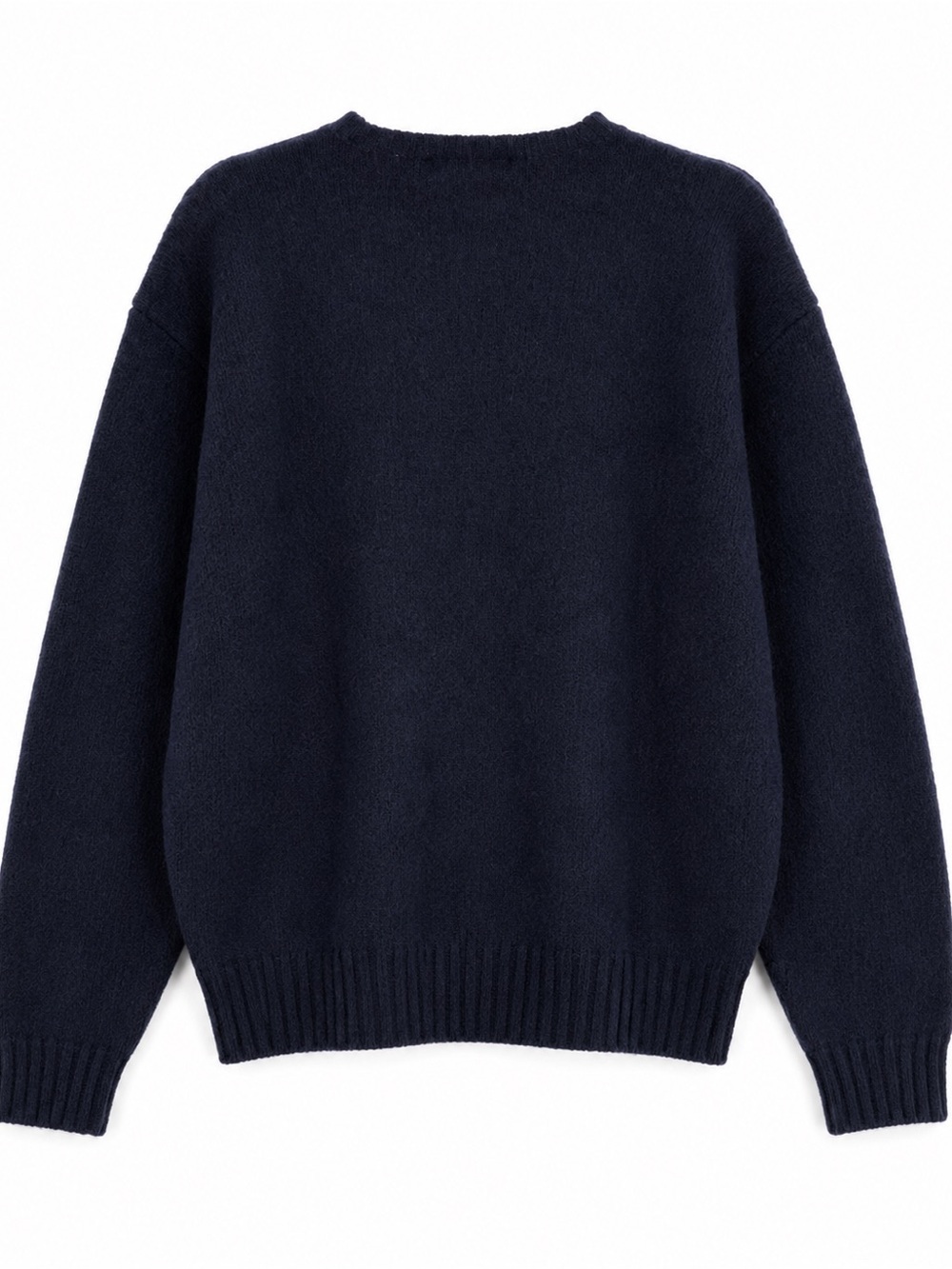 Vintage Polo Ralph Lauren Mens XL 100% Lambswool Navy Crewneck Sweater - Picture 3 of 6